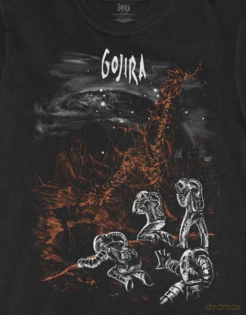 Gojira: Unisex T-Shirt: Eiffel Falls (Black) (Large)