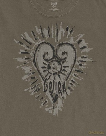 Gojira: Unisex T-Shirt: Fortitude Heart (Black) (Medium)