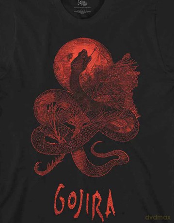 Gojira: Unisex T-Shirt: Serpent Moon (Black) (Large)