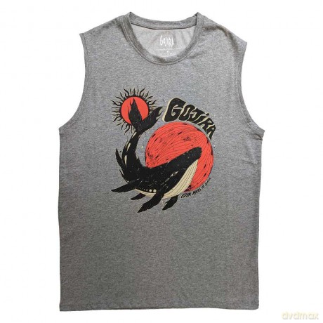 Gojira: Unisex Tank T-Shirt: Whale (Grey) (XX-Large)