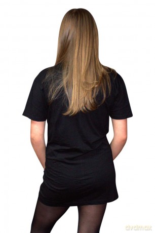 Gorillaz: Ladies T-Shirt Dress: Demon Days (Black) (Large)