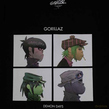 Gorillaz: Ladies T-Shirt: Demon Days (Black) (X-Large)
