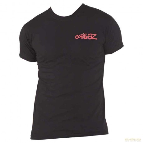 Gorillaz: Unisex T-Shirt: Cult of (Black) (Back Print) (Large)