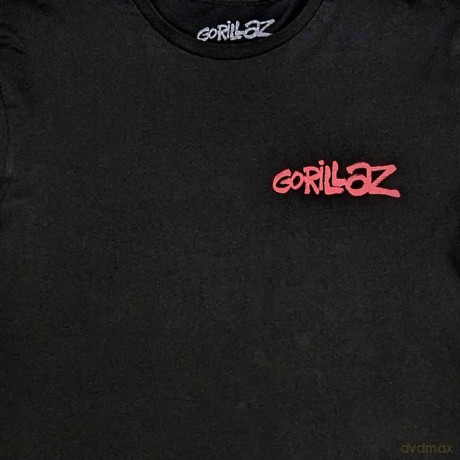 Gorillaz: Unisex T-Shirt: Cult of (Black) (Back Print) (Medium)