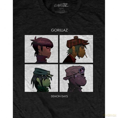 Gorillaz: Unisex T-Shirt: Demon Days (White) (XX-Large)