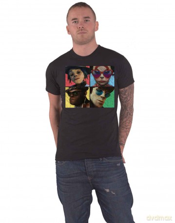 Gorillaz: Unisex T-Shirt: Humanz (Black) (Small)