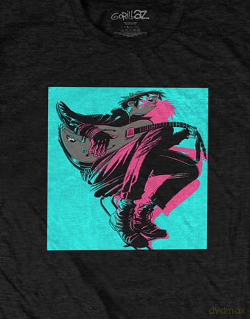 Gorillaz: Unisex T-Shirt: Now Now Logo (Black) (Back Print) (Small)