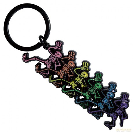 Grateful Dead: Keychain: Dancing Skeletons