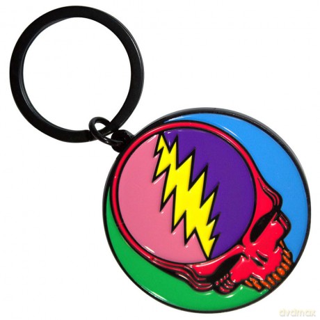 Grateful Dead: Keychain: Multicoloured Steal Your Face