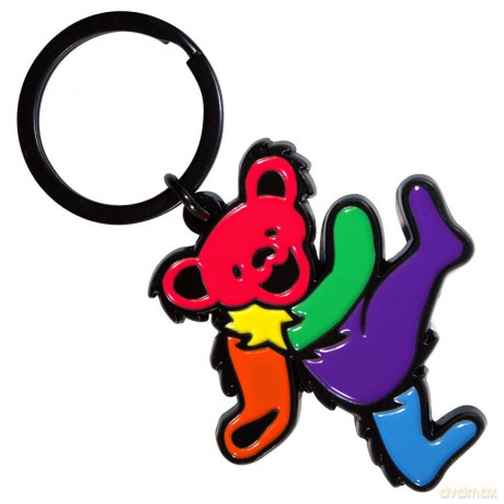 Grateful Dead: Keychain: Purple Body Dancing Bear