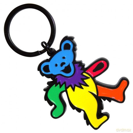 Grateful Dead: Keychain: Yellow Body Dancing Bear