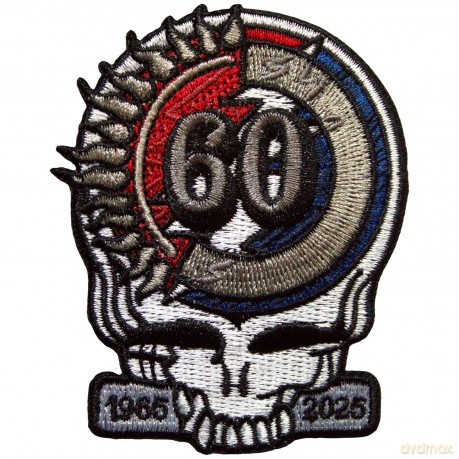 Grateful Dead: Standard Patch: 60th Anniversary Skull
