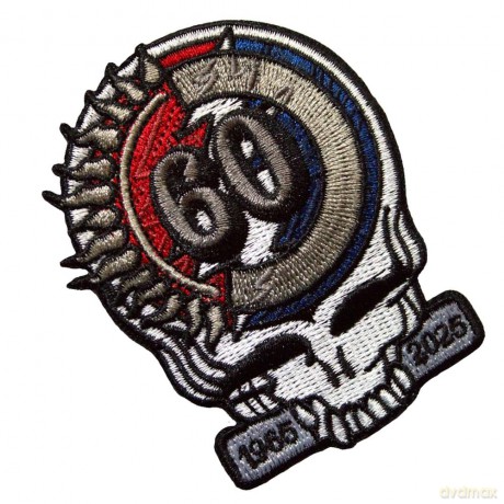Grateful Dead: Standard Patch: 60th Anniversary Skull