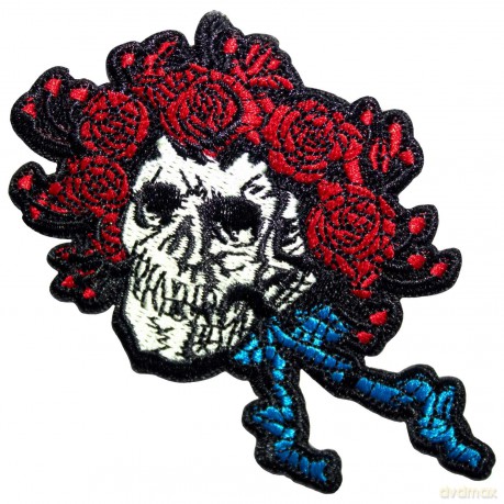 Grateful Dead: Standard Patch: Bertha Skull Small