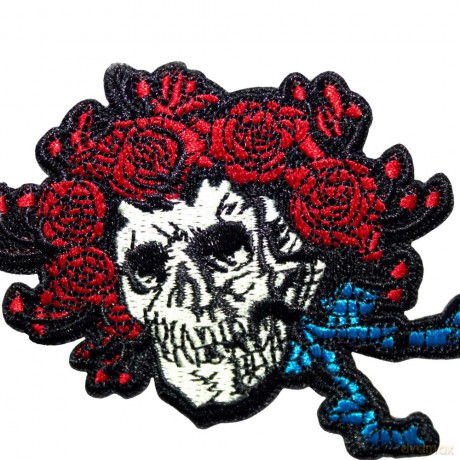 Grateful Dead: Standard Patch: Bertha Skull Small