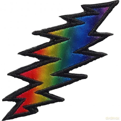 Grateful Dead: Standard Patch: Lightning Rainbow