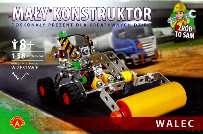 ALEXANDER Mały konstruktor II Walec [MODELARSTWO]