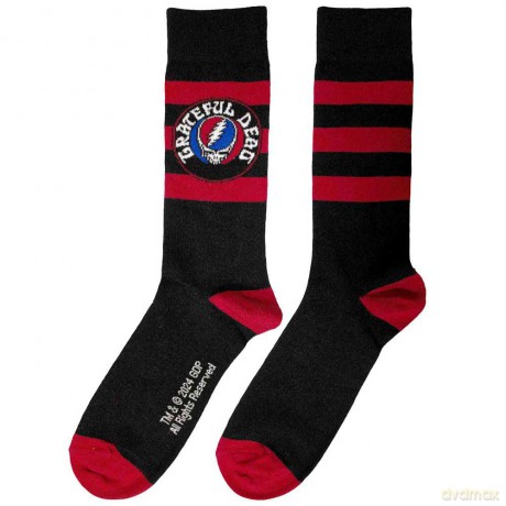 Grateful Dead: Unisex Ankle Socks: Steal Your Face Logo (Black) (UK Size 6 - 11)