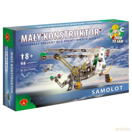 ALEXANDER Mały konstruktor Samolot [MODELARSTWO]