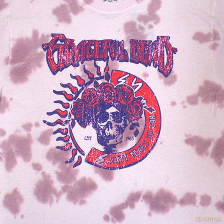 Grateful Dead: Unisex T-Shirt: 60 Years So Far (Pink) (Wash Collection) (XX-Large)