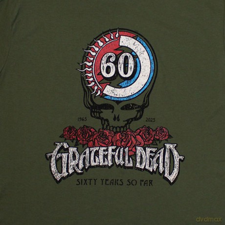 Grateful Dead: Unisex T-Shirt: 60th Roses (Green) (Large)