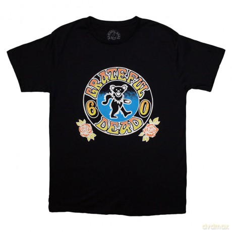 Grateful Dead: Unisex T-Shirt: Bear Roses (Black) (XX-Large)