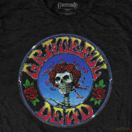 Grateful Dead: Unisex T-Shirt: Bertha Circle Vintage Wash (Black) (Large)