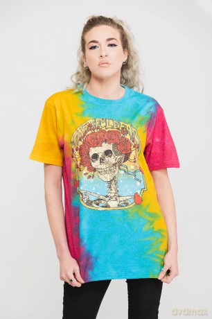 Grateful Dead: Unisex T-Shirt: Bertha Frame (Multicolour) (Wash Collection) (Medium)