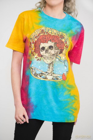 Grateful Dead: Unisex T-Shirt: Bertha Frame (Multicolour) (Wash Collection) (Small)