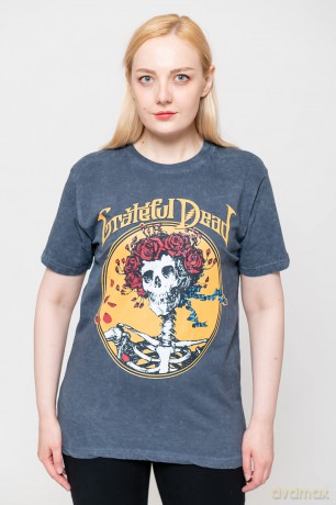 Grateful Dead: Unisex T-Shirt: Best of Cover (Black) (Wash Collection) (Large)