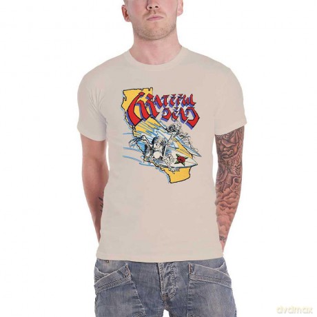 Grateful Dead: Unisex T-Shirt: California (Natural) (Large)