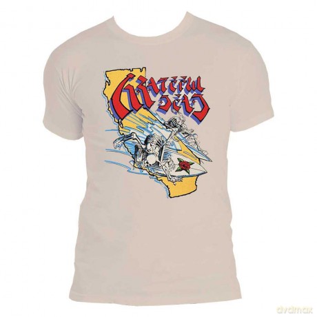 Grateful Dead: Unisex T-Shirt: California (Natural) (Large)