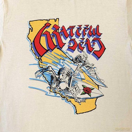 Grateful Dead: Unisex T-Shirt: California (Natural) (Large)