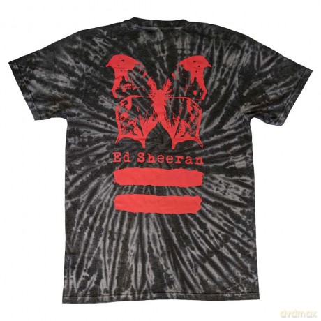 Grateful Dead: Unisex T-Shirt: Concentric Skulls (Black) (Wash Collection) (Medium)