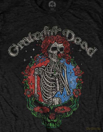 Grateful Dead: Unisex T-Shirt: Floral Stealie (Black) (Small)
