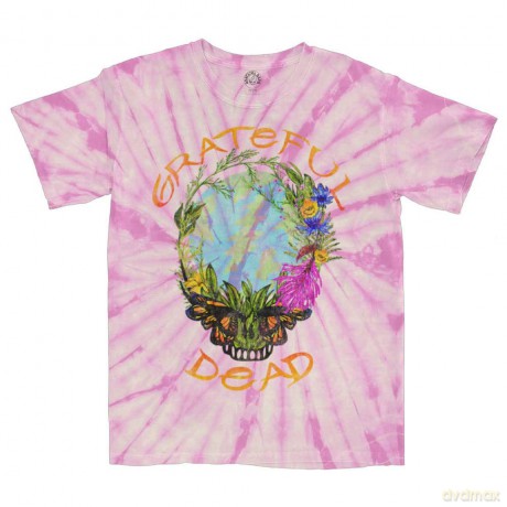 Grateful Dead: Unisex T-Shirt: Forest Dead (Pink) (Wash Collection) (XX-Large)