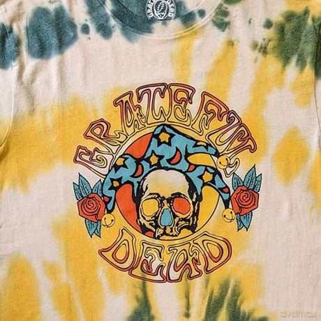 Grateful Dead: Unisex T-Shirt: Jester (Natural) (Wash Collection) (Small)