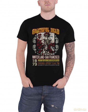 Grateful Dead: Unisex T-Shirt: San Francisco (Black) (Medium)