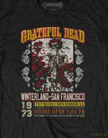 Grateful Dead: Unisex T-Shirt: San Francisco (Black) (Small)