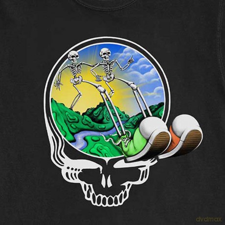 Grateful Dead: Unisex T-Shirt: Skeles Stepping (Black) (Medium)