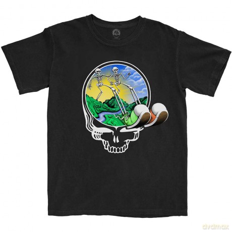 Grateful Dead: Unisex T-Shirt: Skeles Stepping (Black) (X-Large)