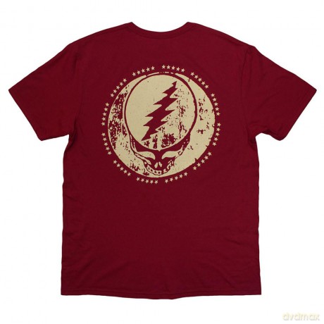 Grateful Dead: Unisex T-Shirt: Skeleton Horse (Red) (Back Print) (X-Large)