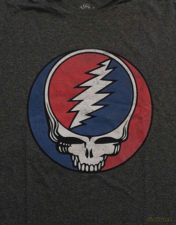 Grateful Dead: Unisex T-Shirt: Steal Your Face Classic (Brindle) (Medium)