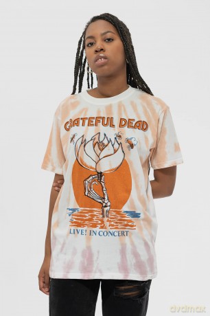 Grateful Dead: Unisex T-Shirt: Sugar Magnolia (White) (Wash Collection) (Medium)