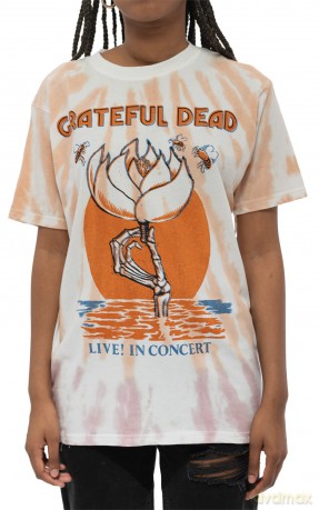 Grateful Dead: Unisex T-Shirt: Sugar Magnolia (White) (Wash Collection) (X-Large)