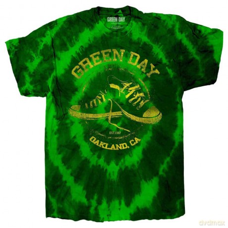 Green Day: Kids T-Shirt: All Stars (Green) (Wash Collection) (9-10 Years)