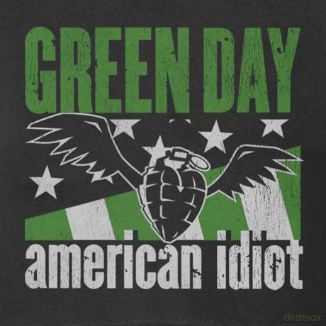 Green Day: Ladies Crop Top: American Idiot Wings (Black) (X-Large)