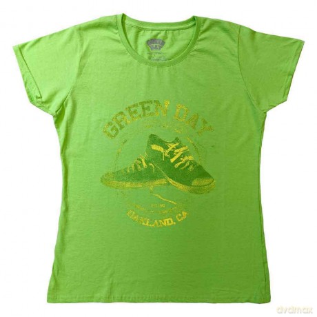Green Day: Ladies T-Shirt: All Stars (Green) (X-Small)