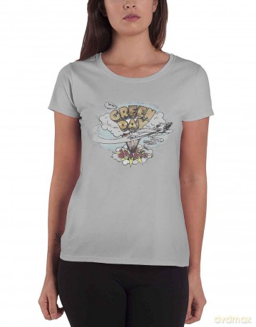 Green Day: Ladies T-Shirt: Dookie Vintage (Grey) (XX-Large)