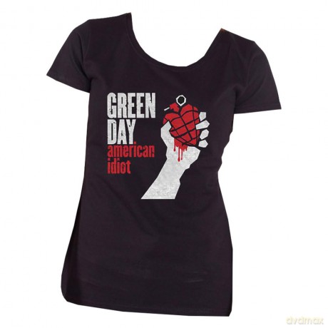 Green Day: Ladies Tee: American Idiot (Small)